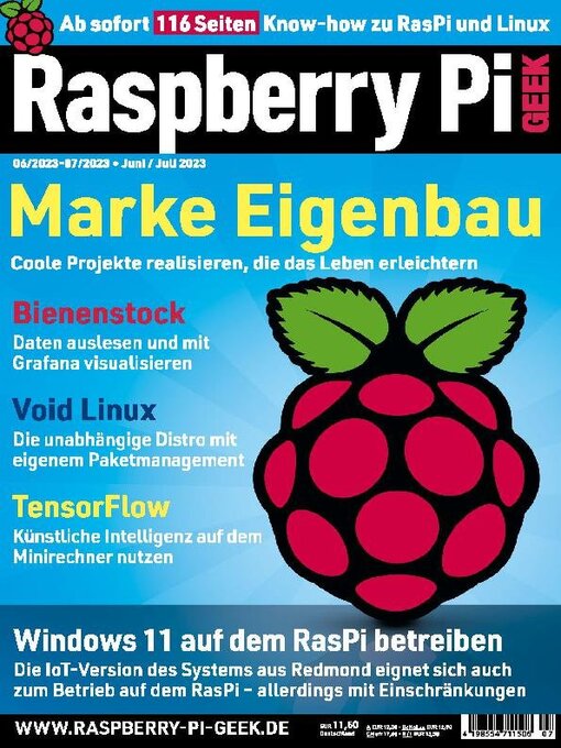 Title details for Raspberry Pi Geek by Computec Media GmbH - Available